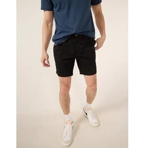 Chubbies Men's Black The Dark‎ N' Stormies Twill Casual Shorts Size L